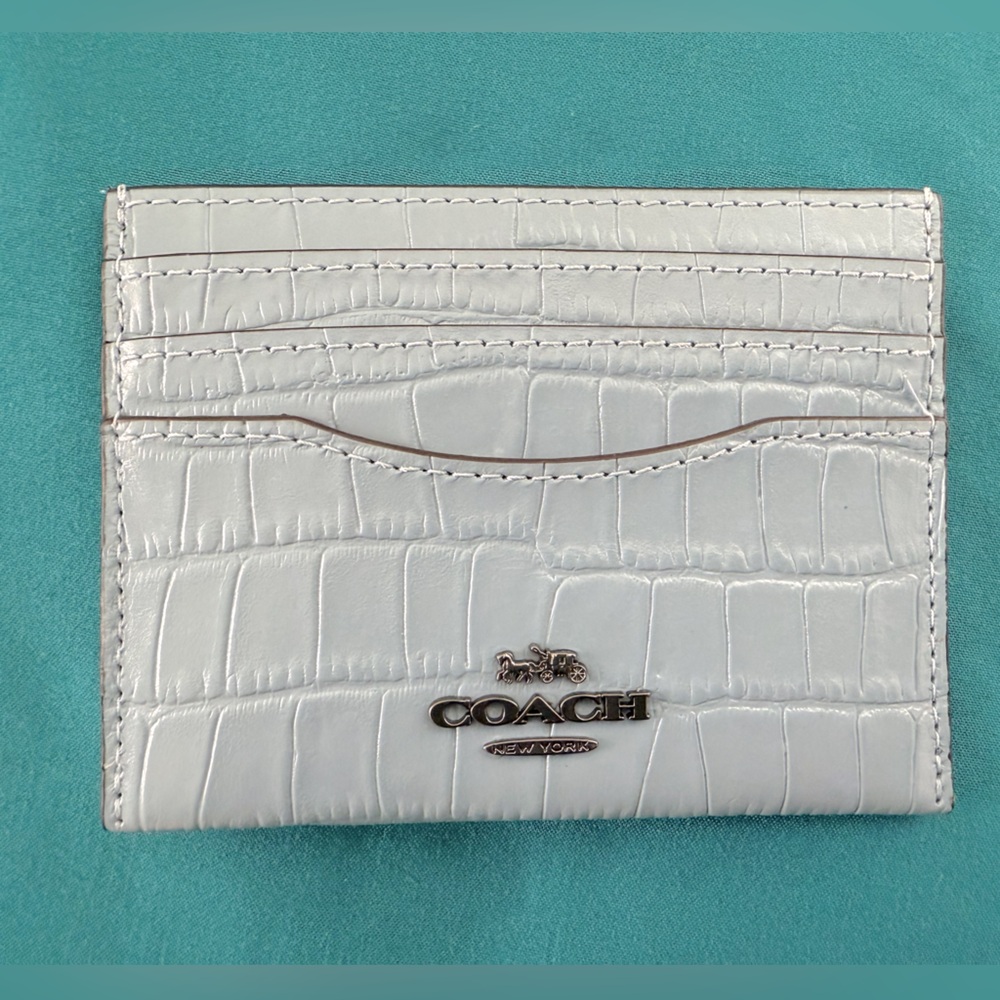 *New Coach Slim ID Card Case